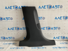 Center pillar trim lower left Audi A6 C7 12-18 black, scratches