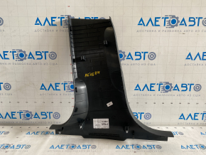 Center pillar trim lower right Audi A6 C7 12-18 black, scratches