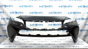 Front bumper bare Toyota Venza 21- without parking sensors LE, black, dented