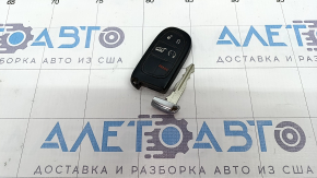 Key Jeep Cherokee KL 14- smart 5 buttons, worn, missing fragment