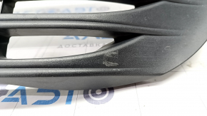 Toyota Venza 21 front bumper central grille - without LE parking sensors, worn, sand