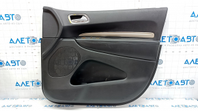 Door trim card front right Dodge Durango 13-15 black, armrest leather black, molding gray, scratch