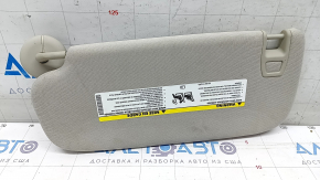 Right visor Dodge Durango 14-16 gray, without hook, for dry cleaning