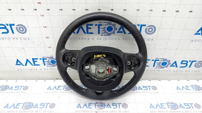Naked steering wheel Dodge Durango 14-20 leather black without heating, worn, for dry cleaning, scratches on the pad