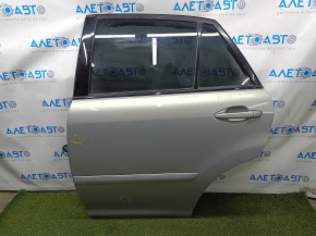 Door assembly rear left Lexus RX400h 04-09 hybrid, gold 6T1, putty, dented, film peeled off on molding