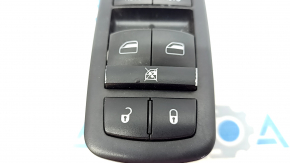 Front left window lift control Dodge Durango 14-15 black, 2 cars, worn buttons