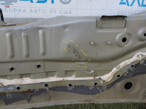 Rear panel Nissan Rogue 14-20 silver, dented
