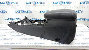 Console center armrest Dodge Durango 14-20 black, armrest 2 compartments, scratches, tear, broken mount