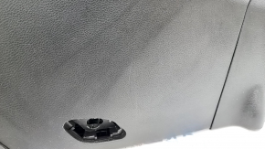 Console center armrest Dodge Durango 14-20 black, armrest 2 compartments, scratches, tear, broken mount