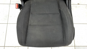 Driver's seat Dodge Durango 14-17 without airbag, cloth black, electric, for dry cleaning, scratches on plastic
