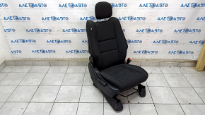 Passenger seat Dodge Durango 14-17 without airbag, black cloth, scratches on plastic
