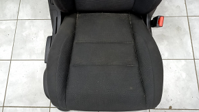 Passenger seat Dodge Durango 14-17 without airbag, black cloth, scratches on plastic