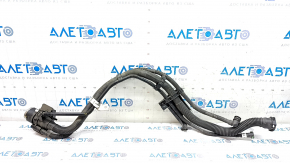 Toyota Venza 21 fuel tank filler neck - dented, body broken