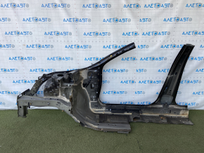 Front quarter right Honda Insight 19-22 black, with central pillar