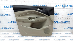 Door trim card front left Ford C-max MK2 13-18 beige, for dry cleaning, dents, scratches