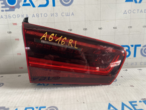 Inner taillight trunk lid left Audi A6 C7 16-18 rest, scratches, chip