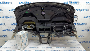 Torpedo front panel with AIRBAG Ford C-max MK2 13-18 black scratches, worn, needs cleaning