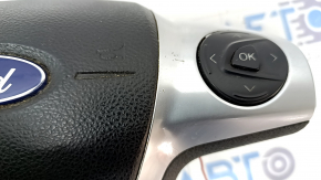 Airbag in steering wheel driver Ford C-max MK2 13-18 black, with buttons, poke