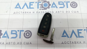 Ford C-max MK2 13-18 5-button key, chrome, worn