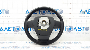 Naked steering wheel Toyota Venza 21 - black leather, heated, with steering wheel computer, scratches