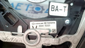 Naked steering wheel Toyota Venza 21 - black leather, heated, with steering wheel computer, scratches