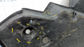 Front left underbody protection Toyota Venza 21 - cracks, broken, scuffed