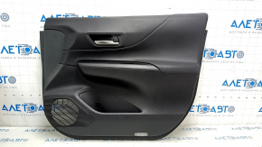 Door trim card front right Toyota Venza 21- LE, XLE black, leather