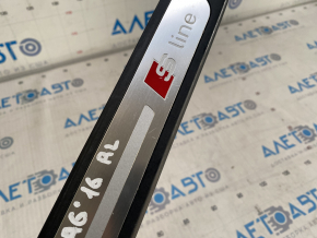 Door sill trim outer rear left Audi A6 C7 12-18 S-line scratches