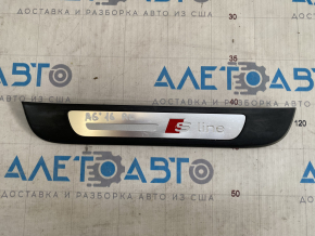 Door sill trim outer rear left Audi A6 C7 12-18 S-line scratches
