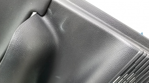 Door trim card rear left Toyota Venza 21- LE, XLE black, leather, without overlay, scratch, rubbed