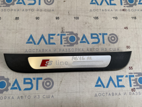 Door sill trim outer rear right Audi A6 C7 12-18 S-line scratches