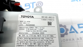 Radio tape recorder Toyota Venza 21-22 8" scratches