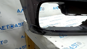 Bare front bumper BMW X5 F15 14-18 for 2 parking sensors, headlight washers, camera, graphite, scratches, pressed, holes drilled
