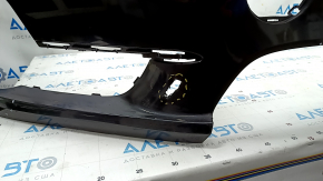 Bare front bumper BMW X5 F15 14-18 for 2 parking sensors, headlight washers, camera, graphite, scratches, pressed, holes drilled