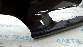 Bare front bumper BMW X5 F15 14-18 for 2 parking sensors, headlight washers, camera, graphite, scratches, pressed, holes drilled