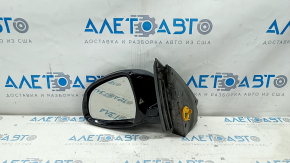 Left side mirror BMW X5 F15 14-18 9 pins, glossy mount, turn signal, heating, auto-dimming, camera, BSM, graphite