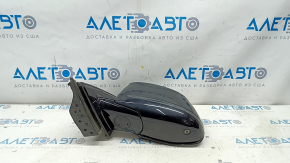 Left side mirror BMW X5 F15 14-18 9 pins, glossy mount, turn signal, heating, auto-dimming, camera, BSM, graphite