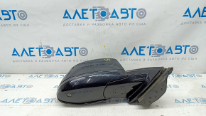 Right side mirror BMW X5 F15 14-18 9 pins, glossy mount, turn signal, heating, auto-dimming, camera, BSM, graphite