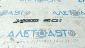 Emblem inscription Xdrive50i door front left BMW X5 F15 14-18