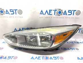 Headlight front left bare Ford Focus mk3 15-18 rest halogen light, web, for polishing