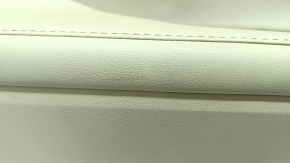 Door trim card rear left Lexus ES300h ES350 13-18 beige with beige insert leather, armrest leather, molding under wood gloss, scratch, for cleaning