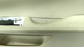 Door trim card front right Lexus ES300h ES350 13-18 beige with black insert leather, armrest leather, molding under the tree, scratch, for cleaning