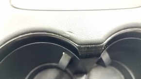 Center console trim with cup holders Toyota Venza 21 - black, scratches