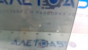 Glass of the rear left door Toyota Venza 21 - factory tinted