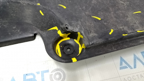 Front bumper protection Toyota Venza 21 - broken mount, tears, scuffed