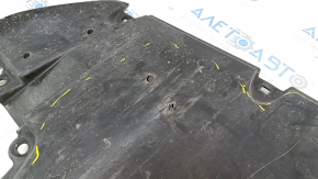 Front bumper protection Toyota Venza 21 - broken mount, tears, scuffed