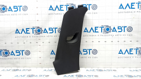 Rear pillar trim left under belt Porsche Cayenne 958 11-14 alcant black