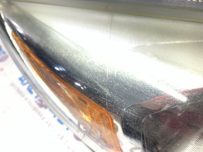 Headlight front right bare Ford Focus mk3 15-18 rest halogen, light, cobweb, for polishing, broken cap, broken mount
