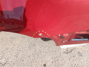 Quarter wing rear left VW Jetta 11-18 USA on body, red, dents