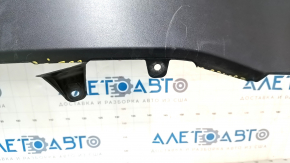 Toyota Venza 21 rear bumper lip - structure, broken fasteners, scratches